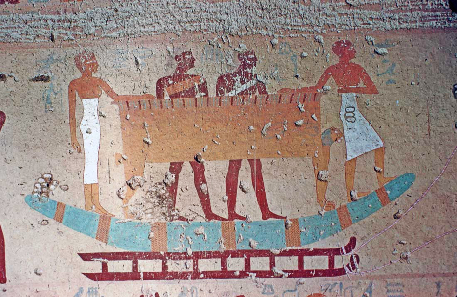 Wall Relief Detail of Theban Tomb TT60 Louxor Senet Sheikh Abd el-Qurna Theban Necropolis Ancient Egypt Antefoqer